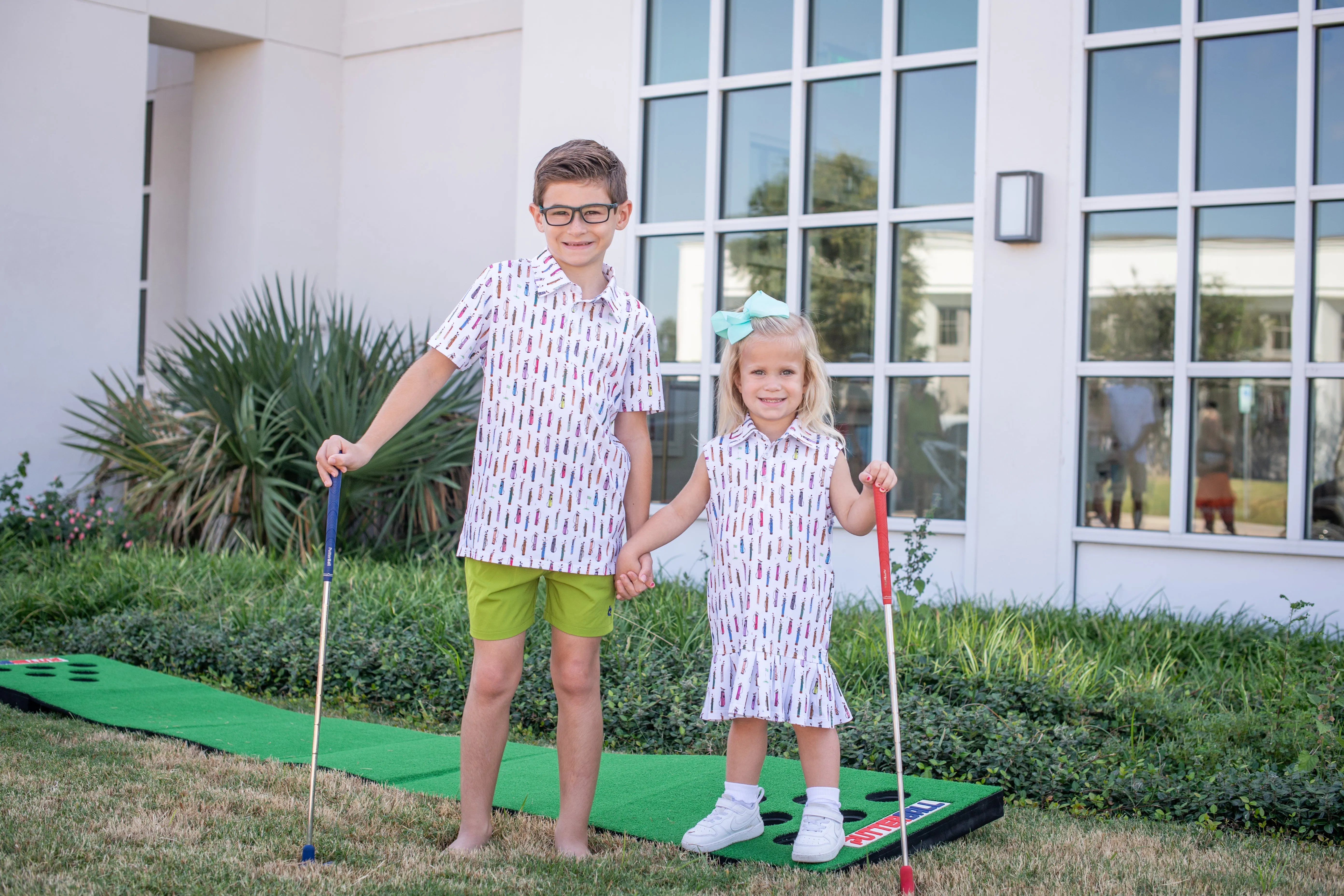 BlueQuail Clothing Co Polo Sleeveless Dress - Golf Bags