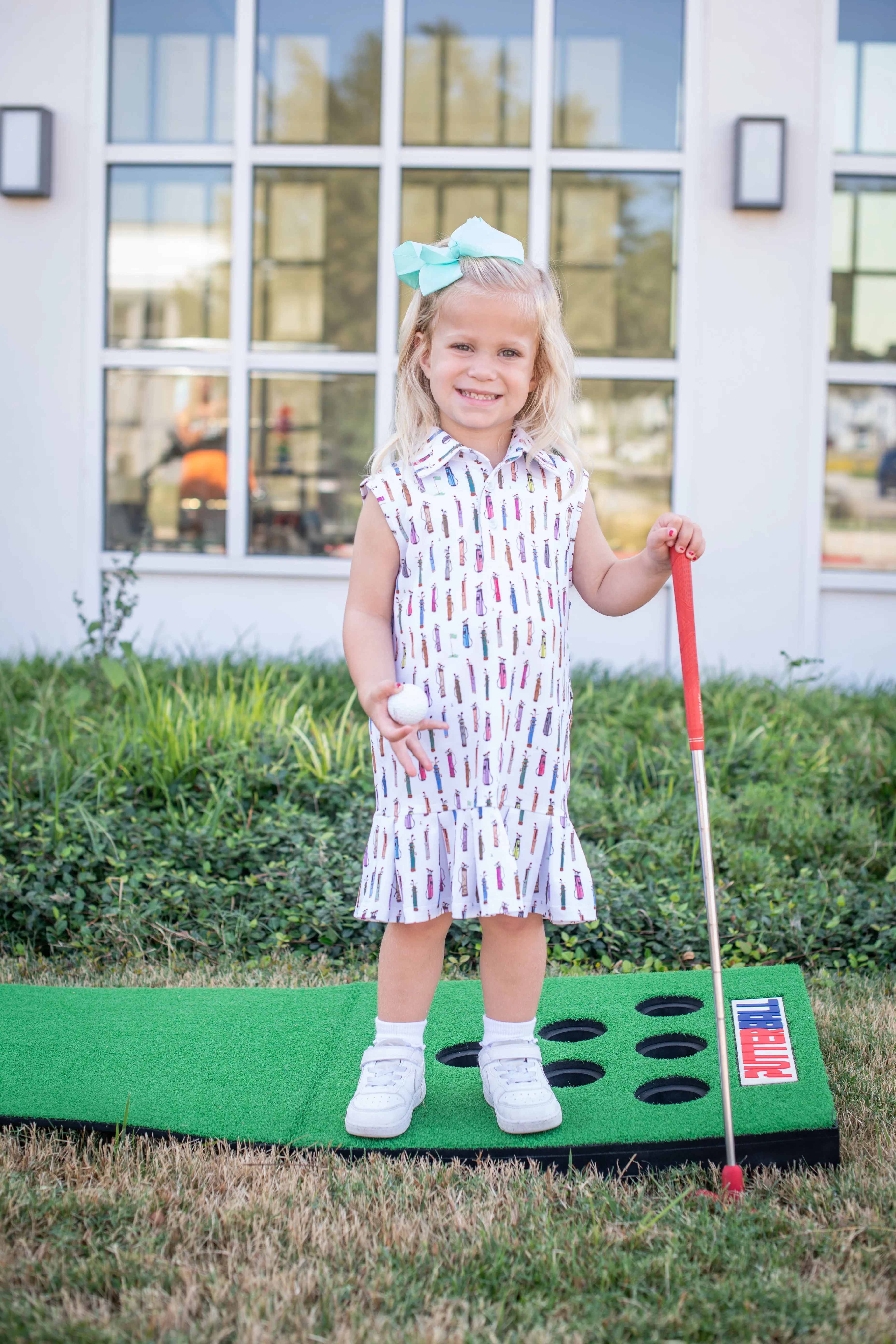 BlueQuail Clothing Co Polo Sleeveless Dress - Golf Bags