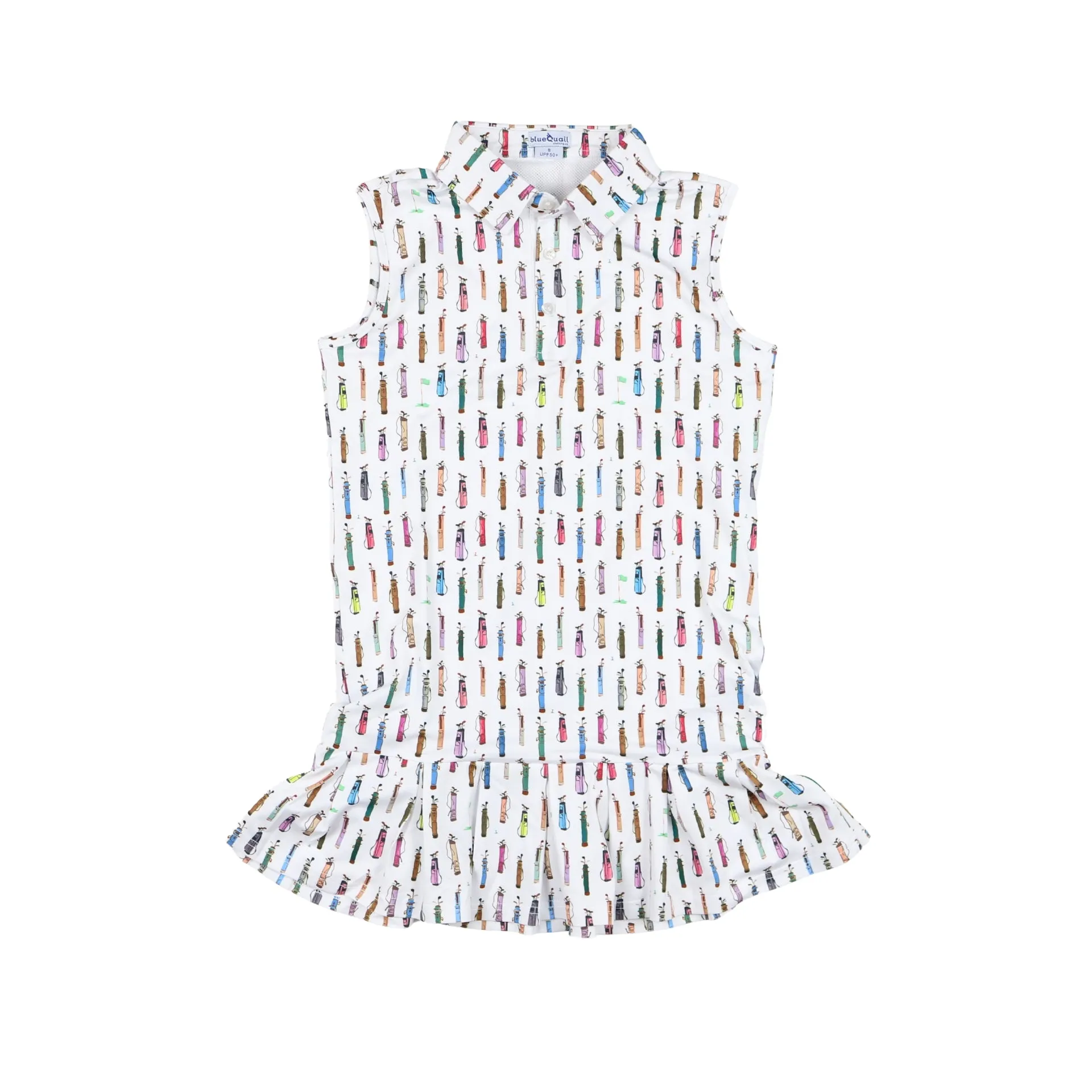 BlueQuail Clothing Co Polo Sleeveless Dress - Golf Bags