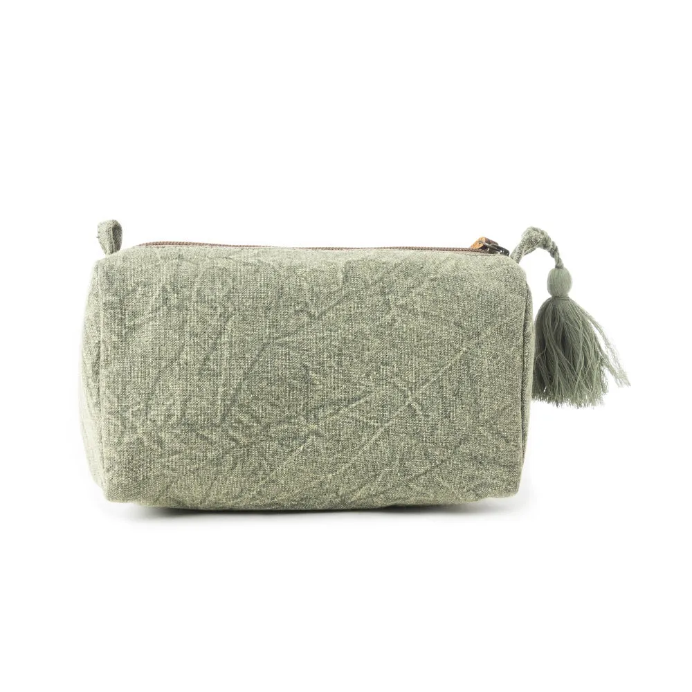 Bohemian Green Supreme Clutch Bag In Olive Green