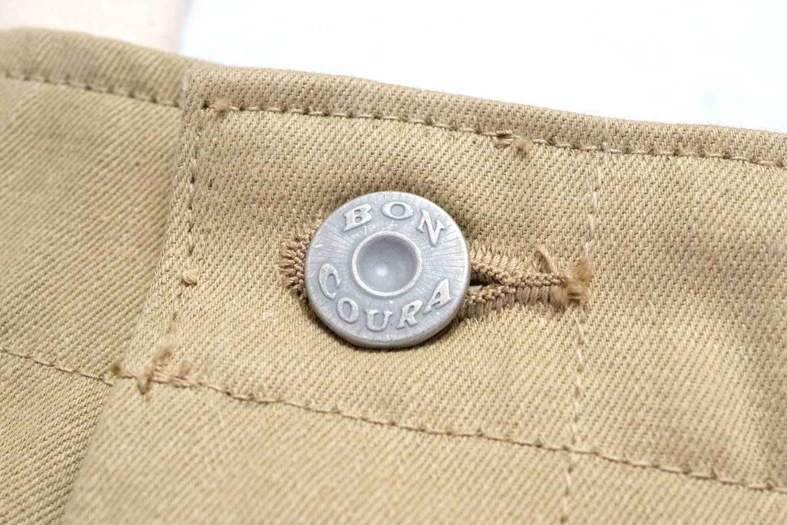 Boncoura 14oz Selvage Duck '41 Cotton Chinos (Relax Tapered Fit)