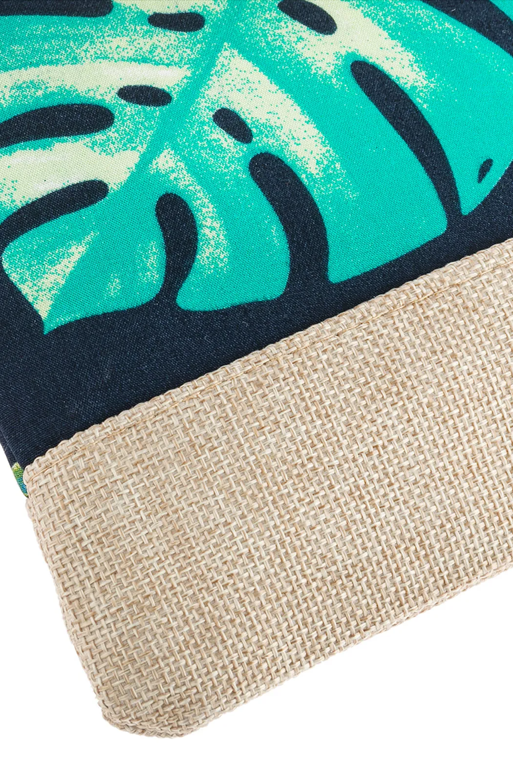 Botanical Printed Wristlet Bag