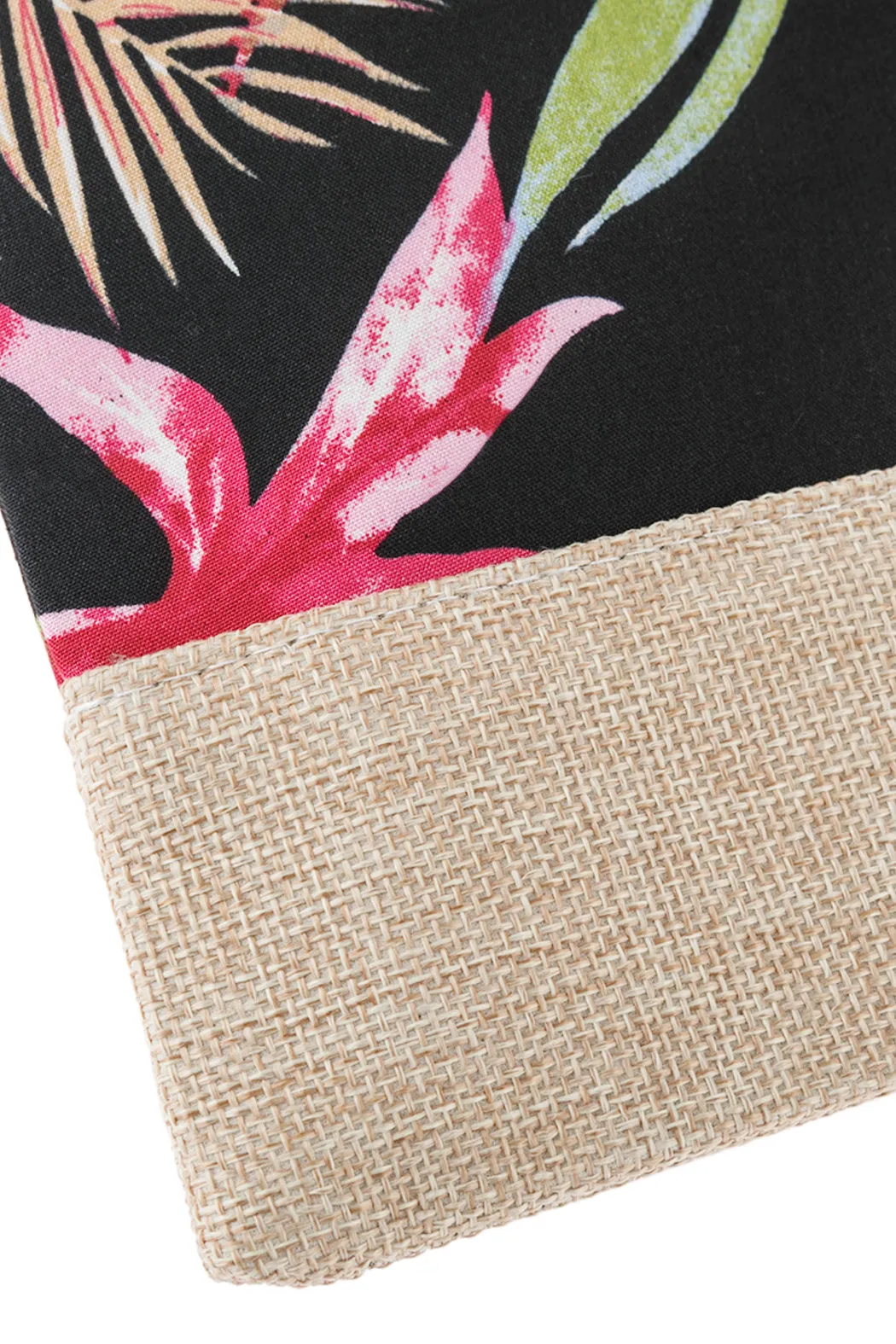 Botanical Printed Wristlet Bag