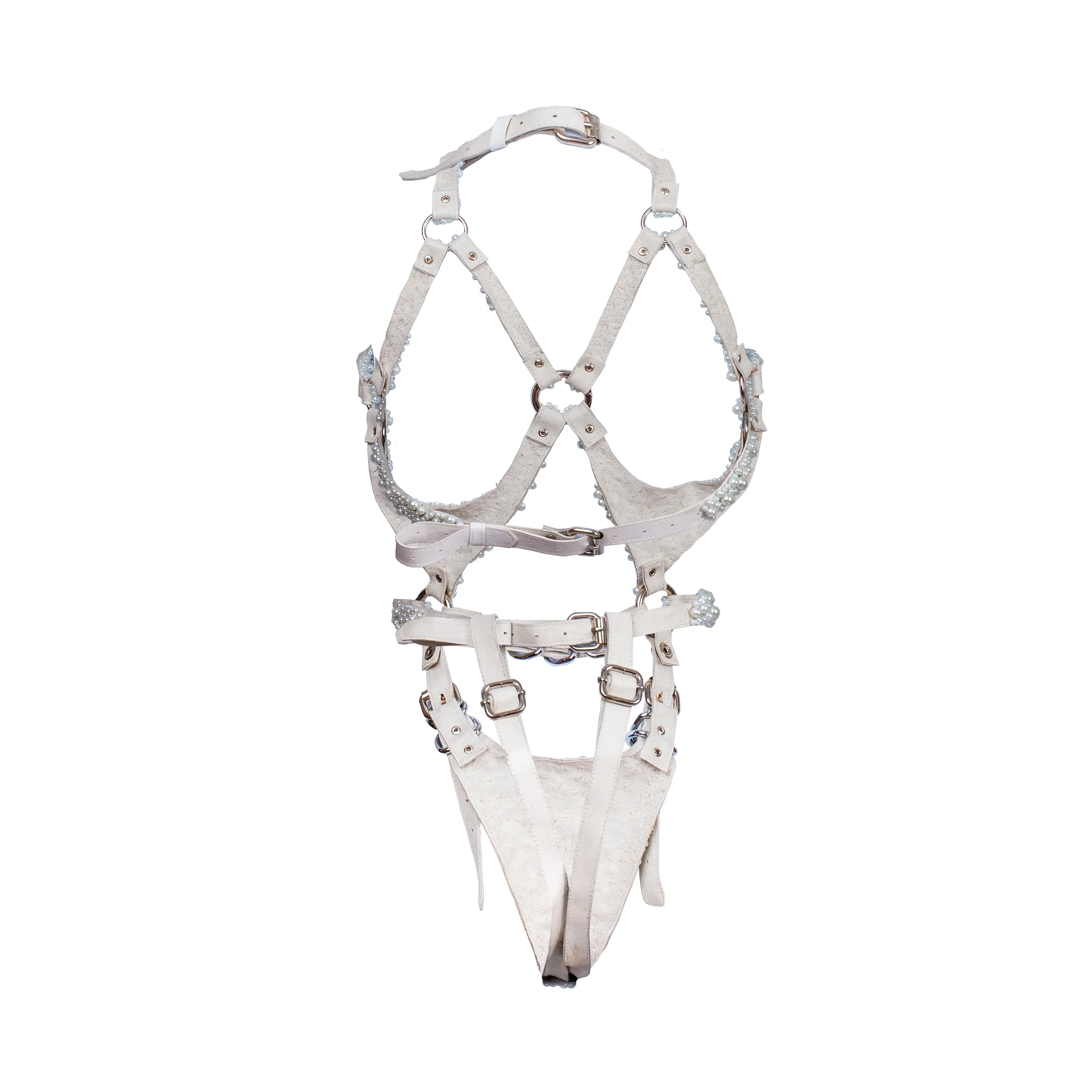 Bound by Pearls Body Harness