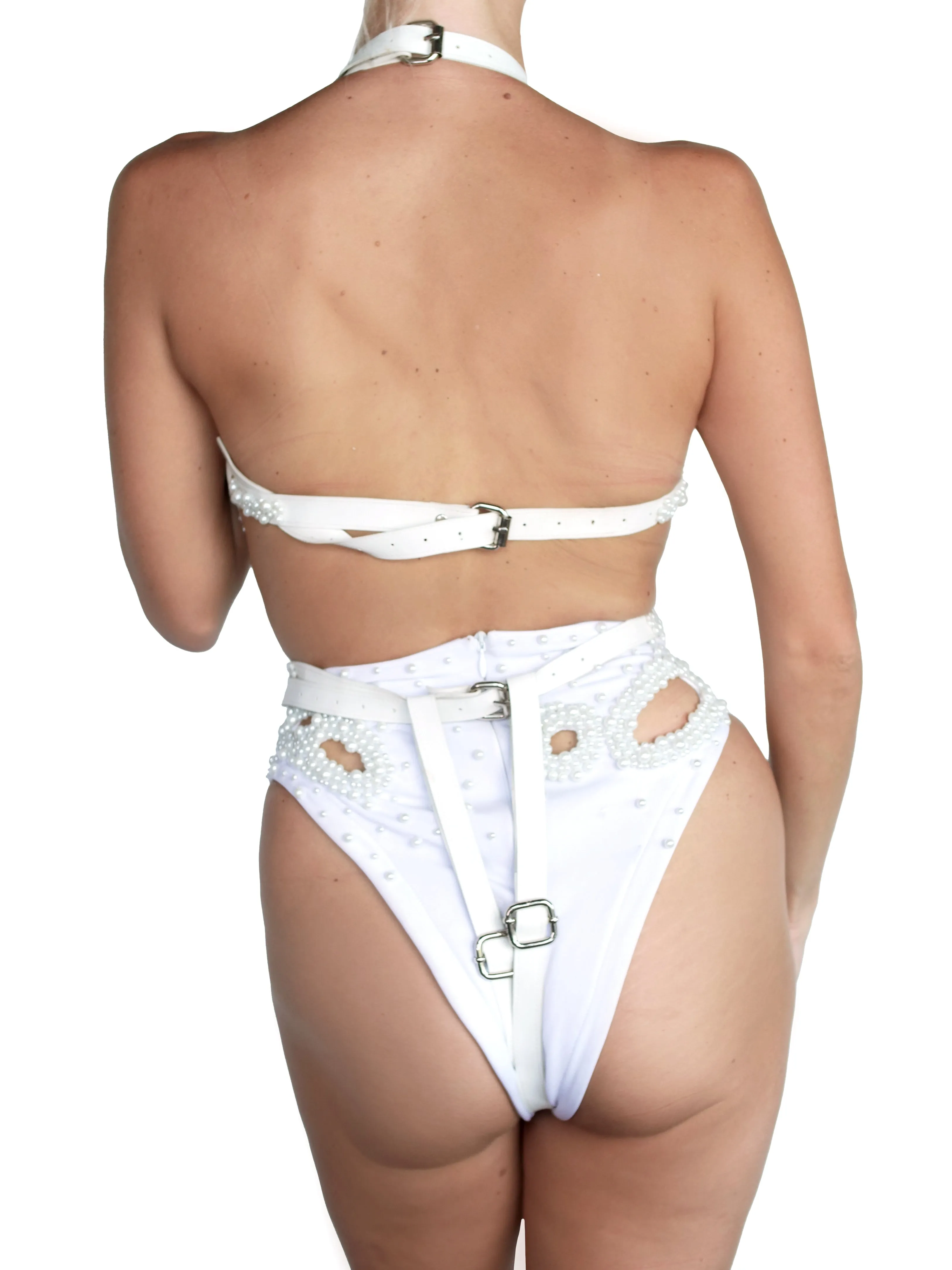 Bound by Pearls Body Harness