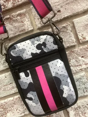 Callie Neoprene Cell Phone Crossbody