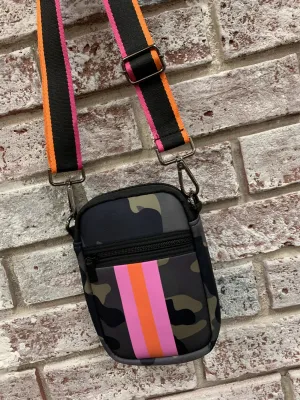 Callie Neoprene Cell Phone Crossbody