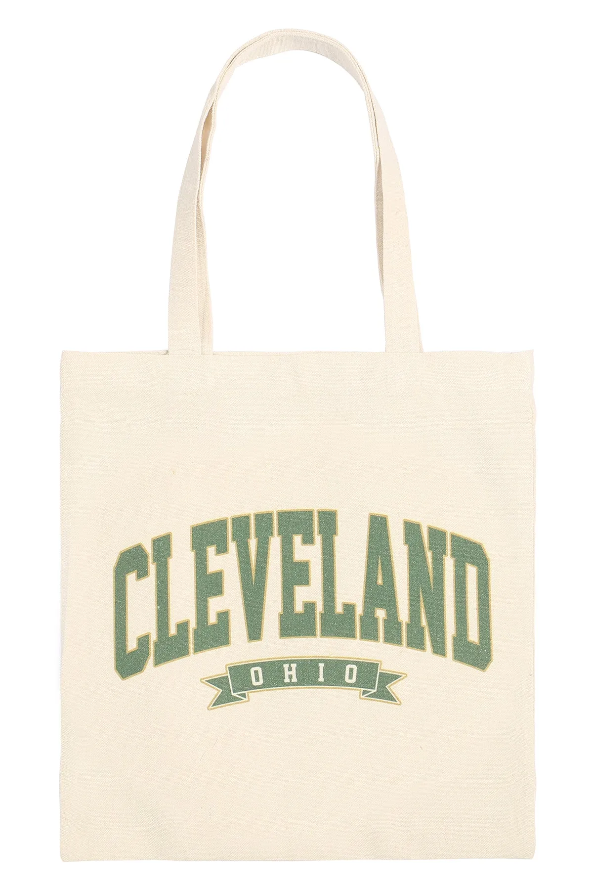 CLEVELAND OHIO MINIMALIST PRINT TOTE BAG
