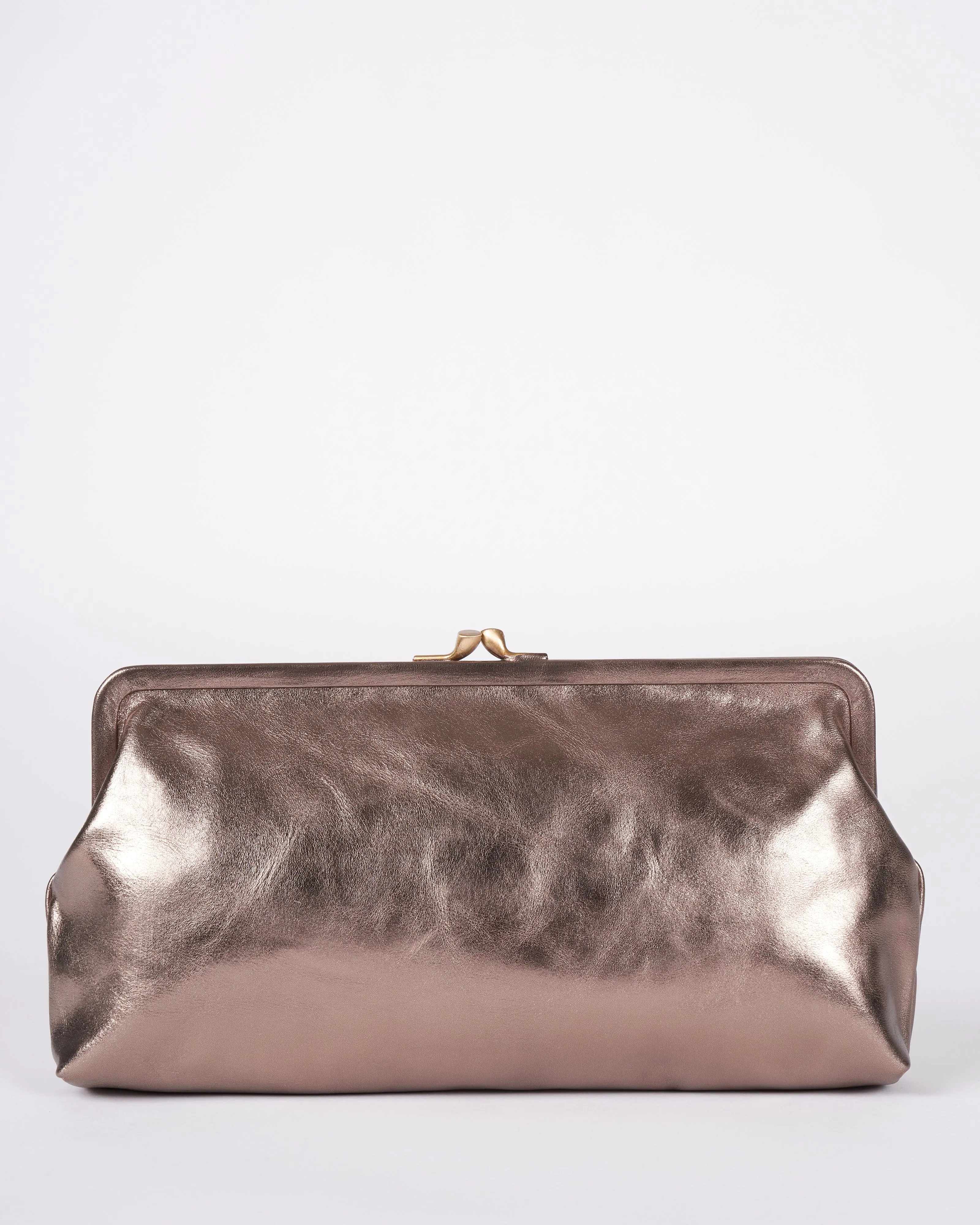 clutch bag classic - bronze brass hardware