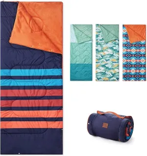 Cozy Bliss Puffy Camping Blanket Beach Mat Sleeping Bag 3 in 1 Multi Use, Packable Outdoor Blankets Warm Lightweight Down Alternative Filled 63"x78" for Travel Picnic Stadium Concerts