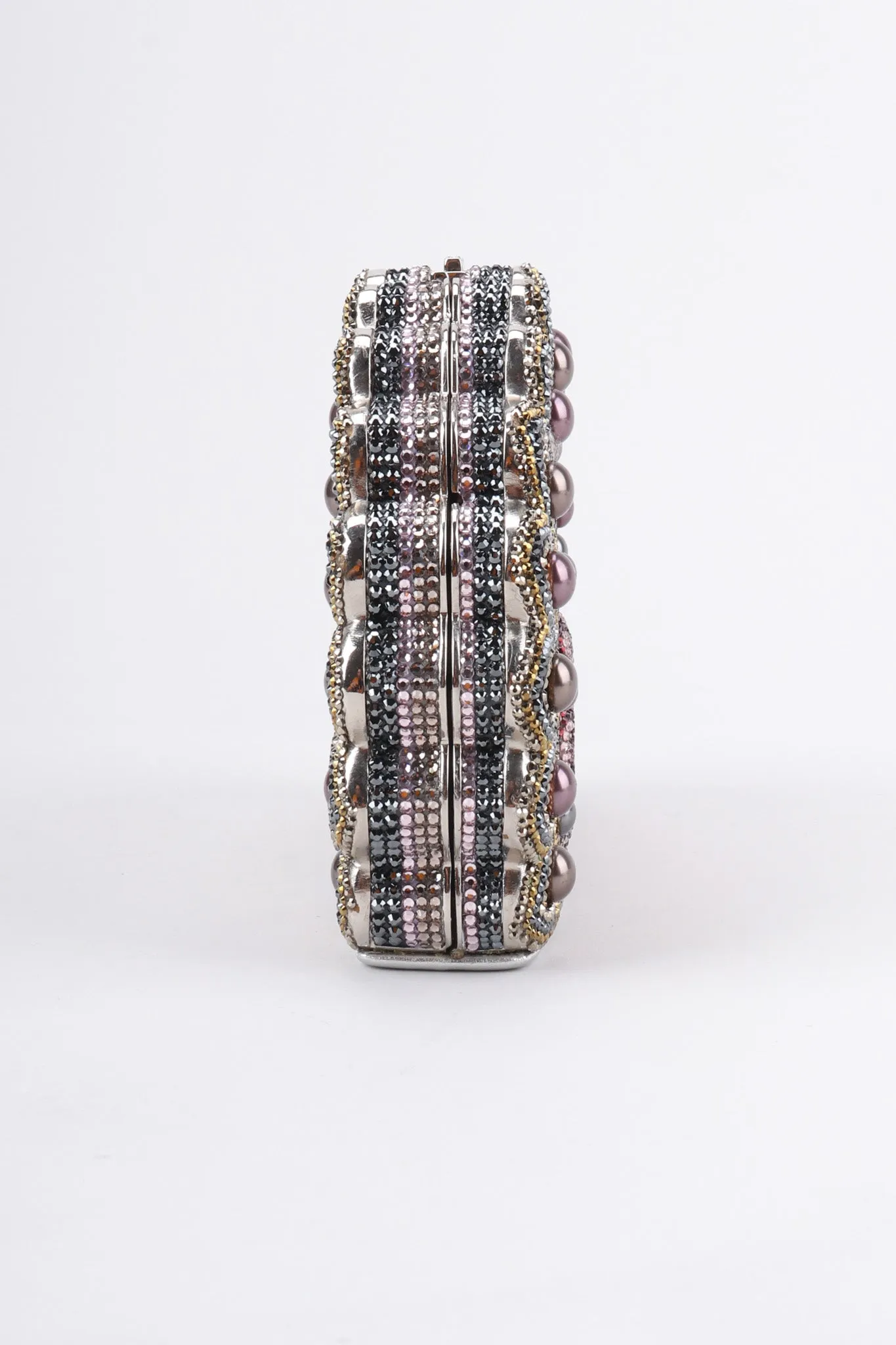 Crystal Peacock Clutch