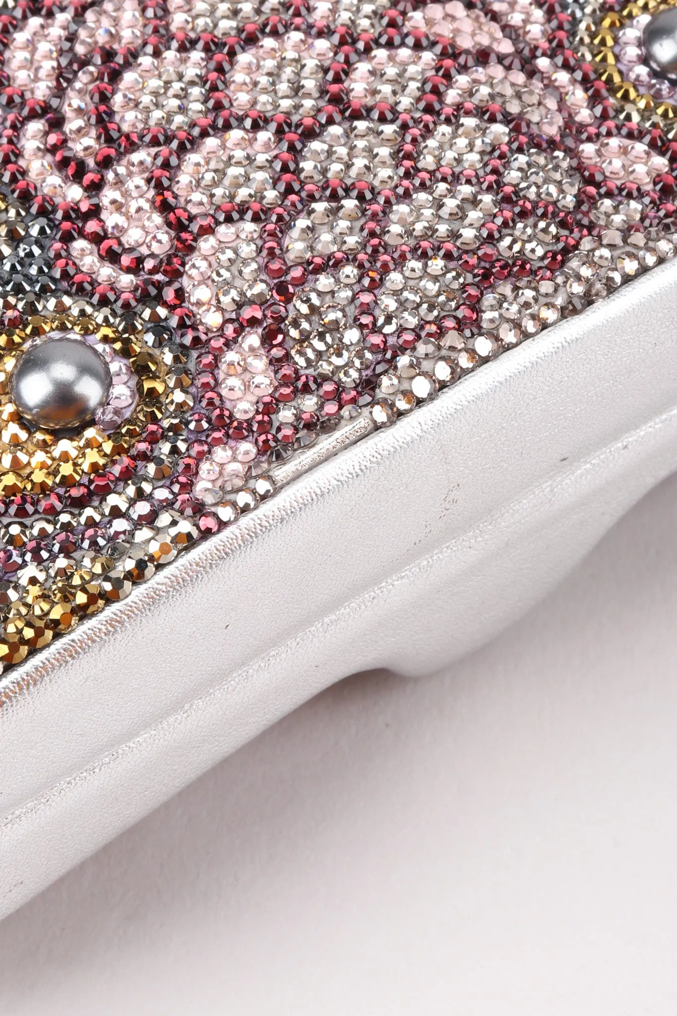 Crystal Peacock Clutch