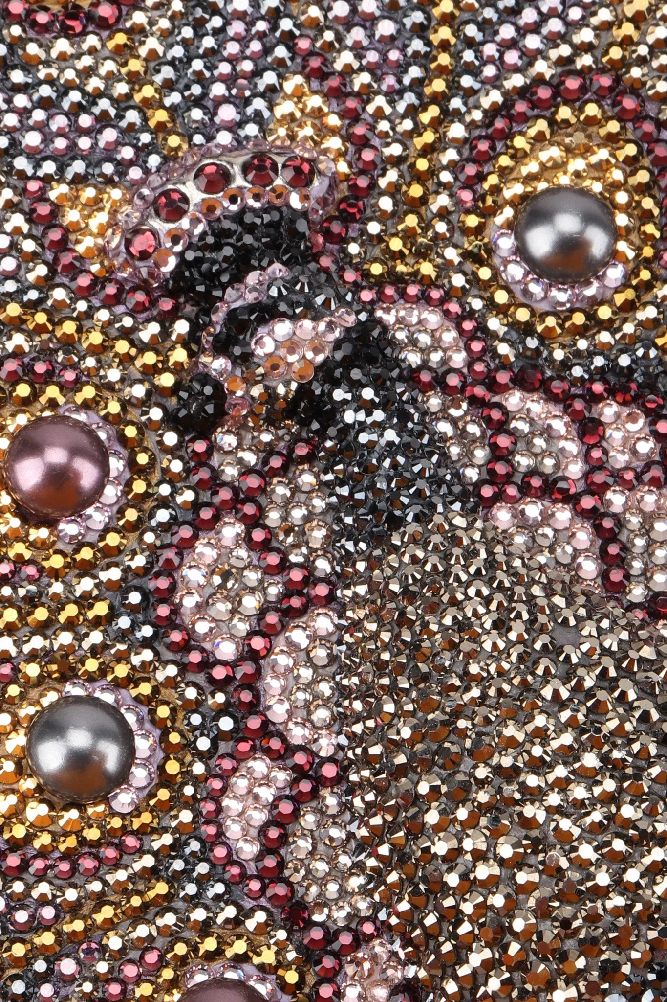 Crystal Peacock Clutch
