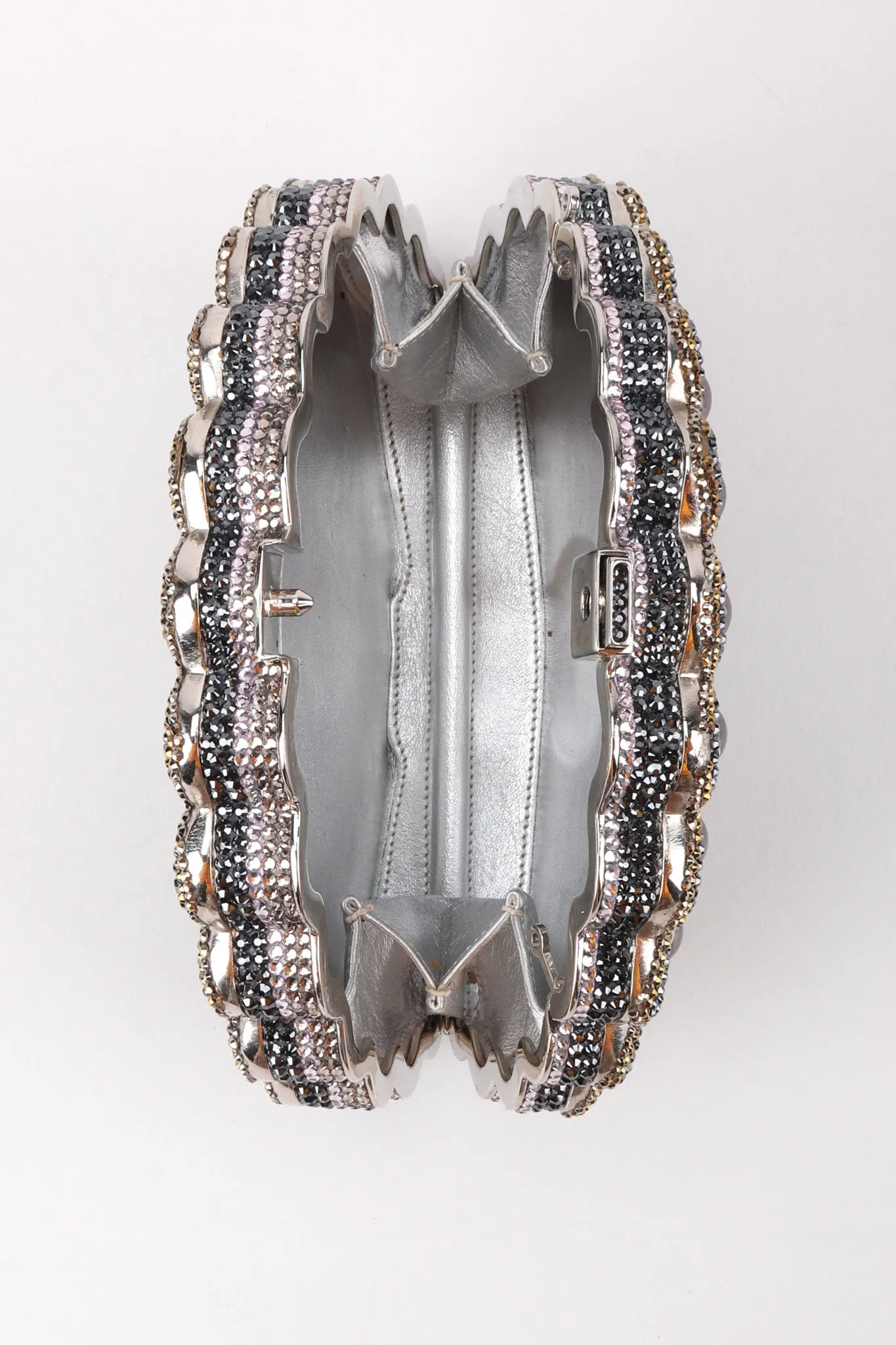 Crystal Peacock Clutch