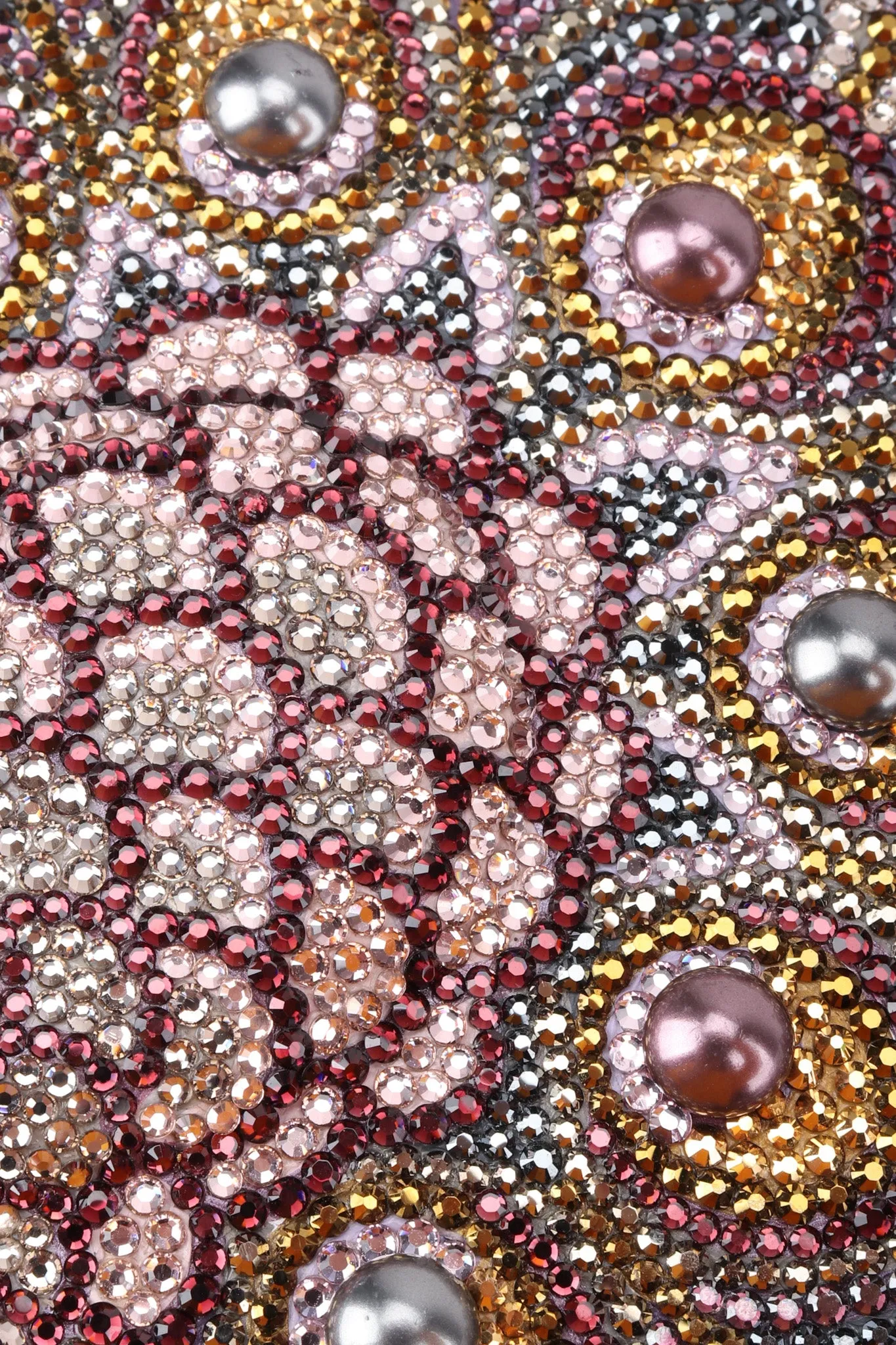 Crystal Peacock Clutch