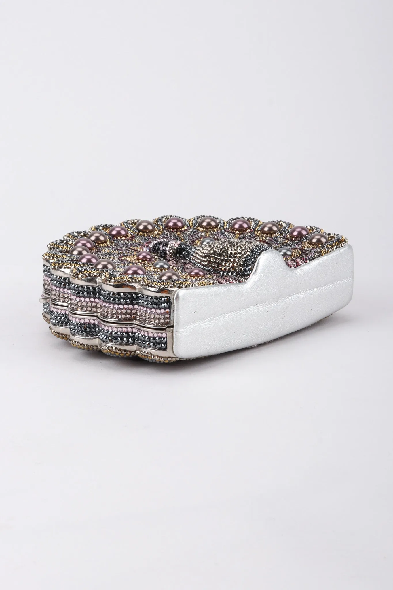 Crystal Peacock Clutch