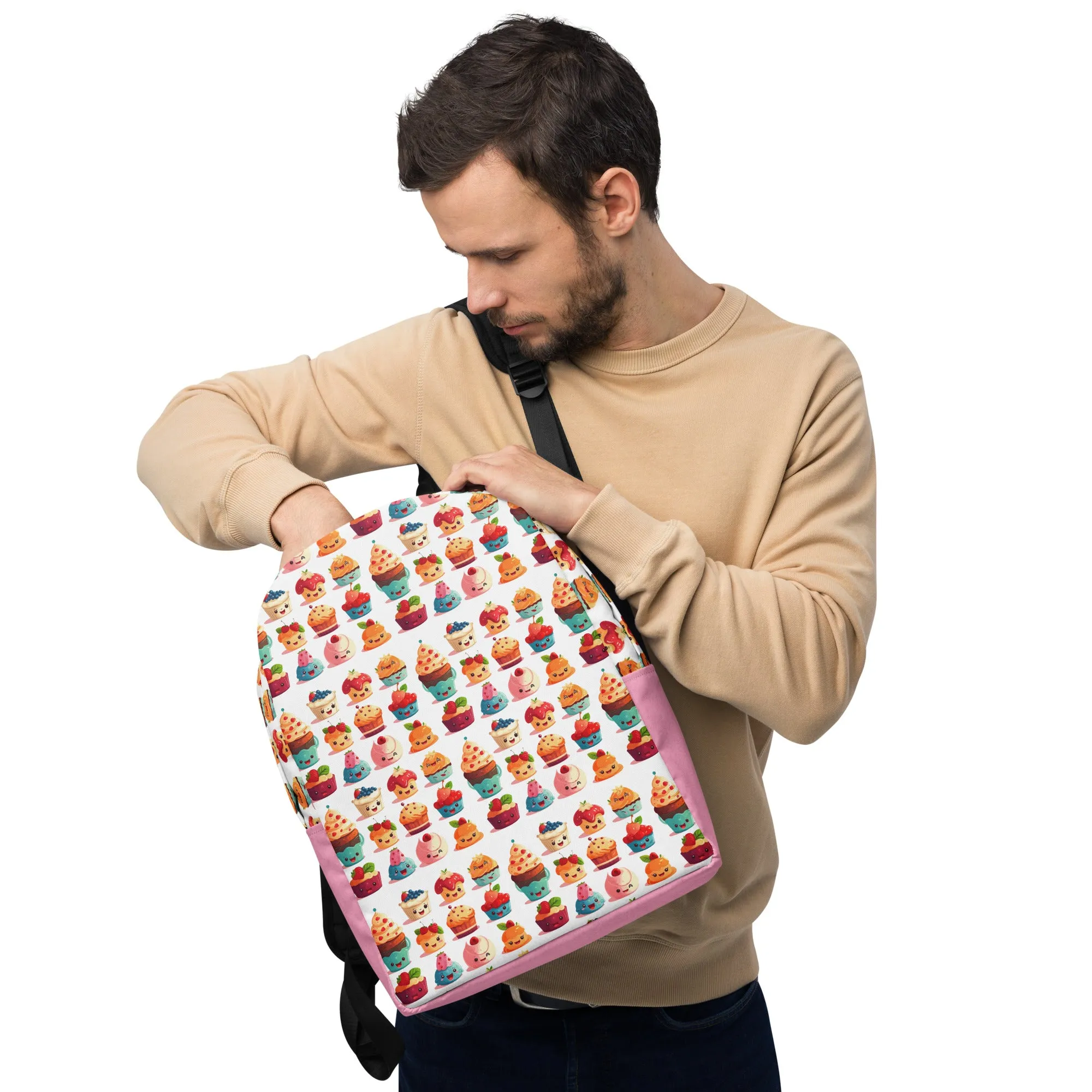 Cute Cupcakes Minimalist Backpack SETCCK001
