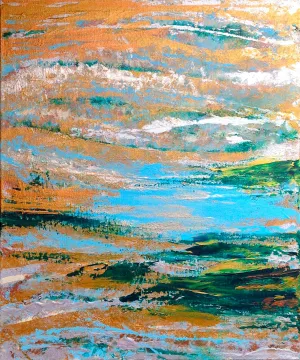 Desert Mirage Original Canvas
