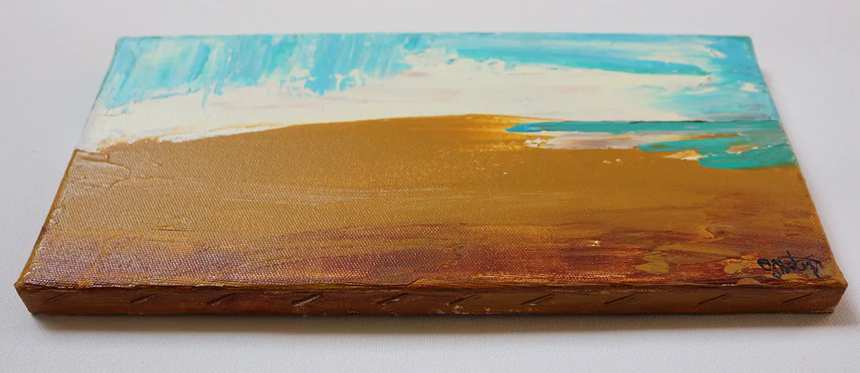 Dockweiler Beach Original Canvas