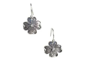 Dogwood Silver Earrings