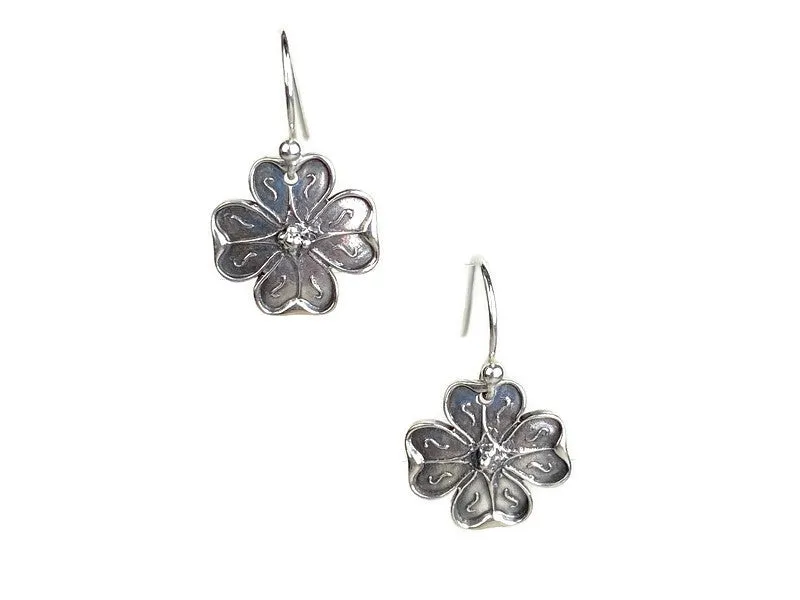 Dogwood Silver Earrings