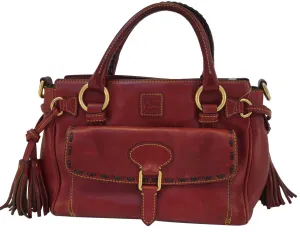 Dooney and Bourke Bags - Leather Red Shoulder Hobo Bag