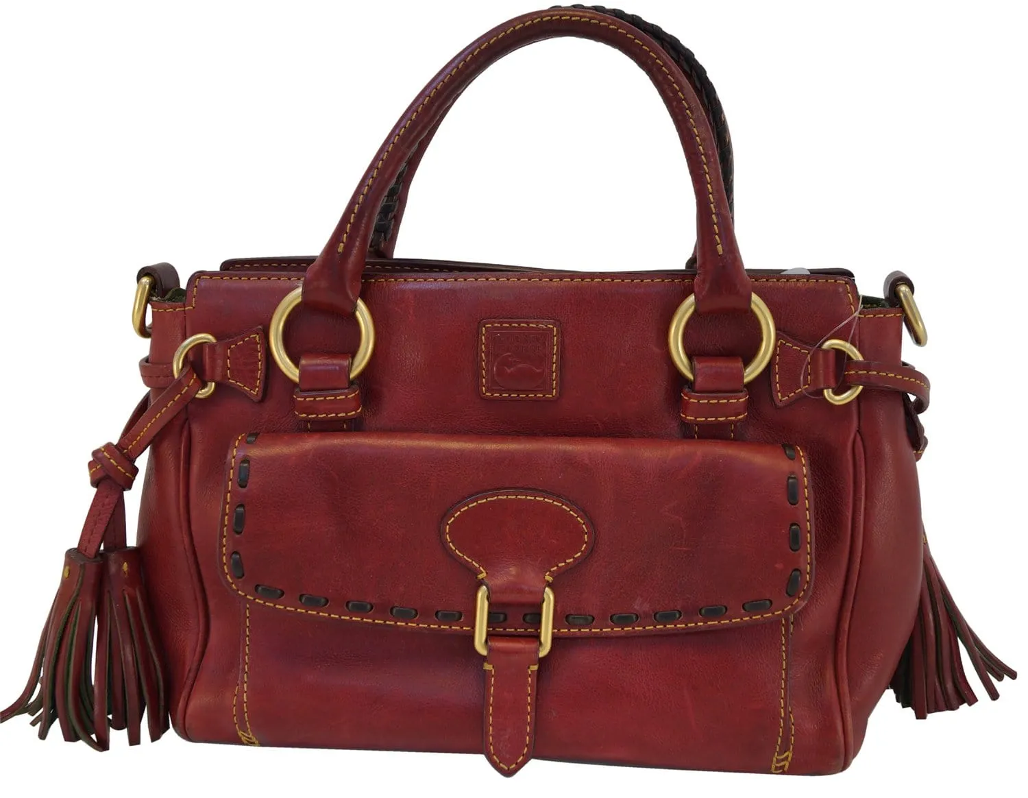 Dooney and Bourke Bags - Leather Red Shoulder Hobo Bag