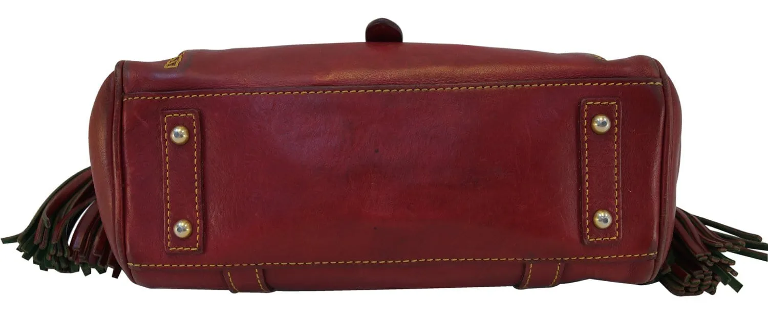 Dooney and Bourke Bags - Leather Red Shoulder Hobo Bag