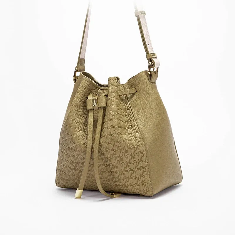 Drawstring Desig Fashionable Solid Color Minimalist Women's Shoulder Bag Large Capacity and Versatile