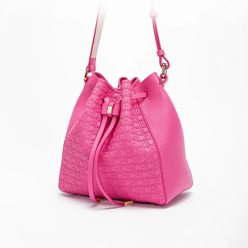 Drawstring Desig Fashionable Solid Color Minimalist Women's Shoulder Bag Large Capacity and Versatile