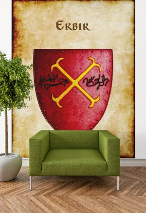 Ekbir Heraldry of Greyhawk Anna Meyer Cartography Canvas Art Print