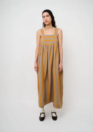 Elba Dress, Bronze/Jeans