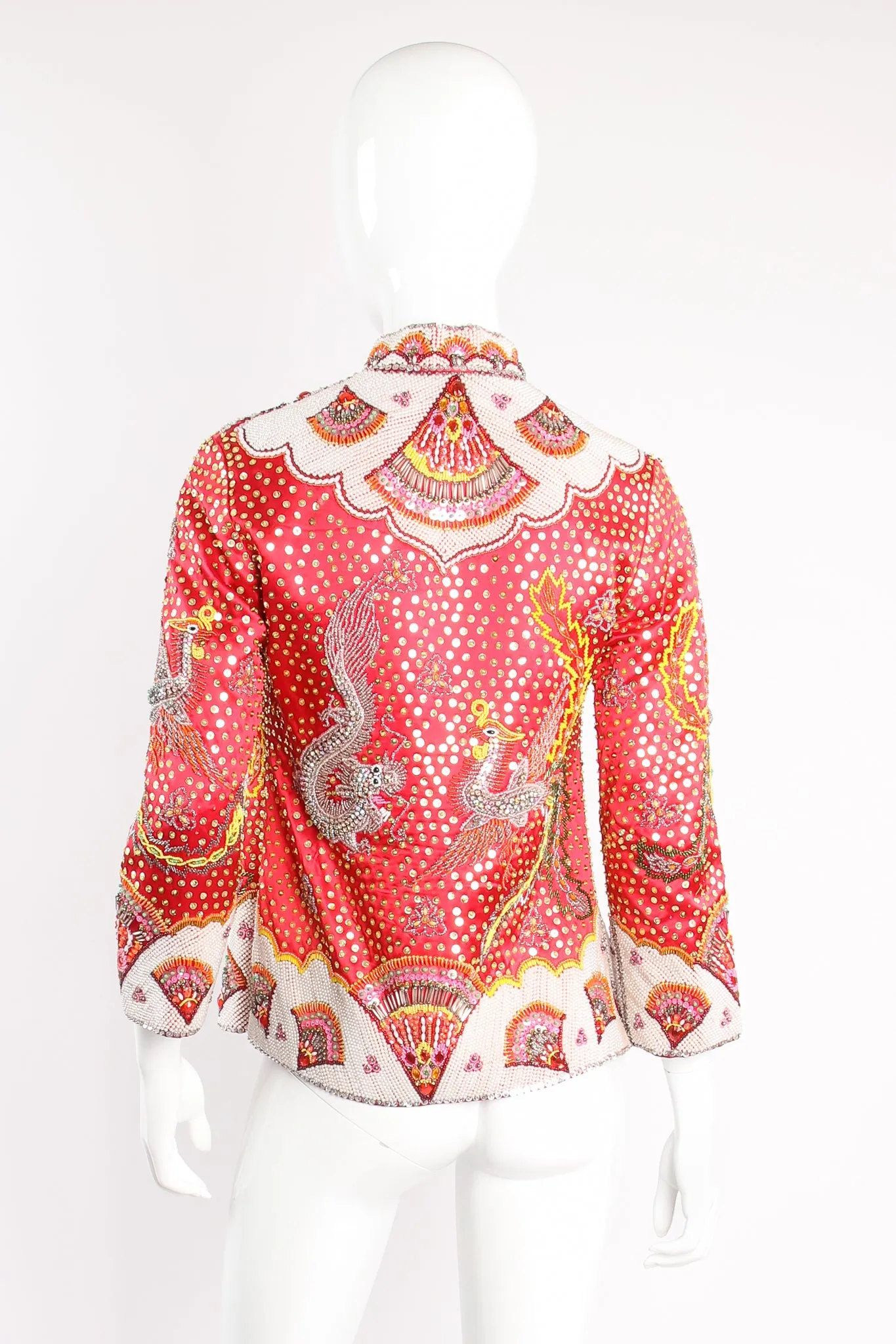 Embellished Chinese Serpent & Phoenix Jacket