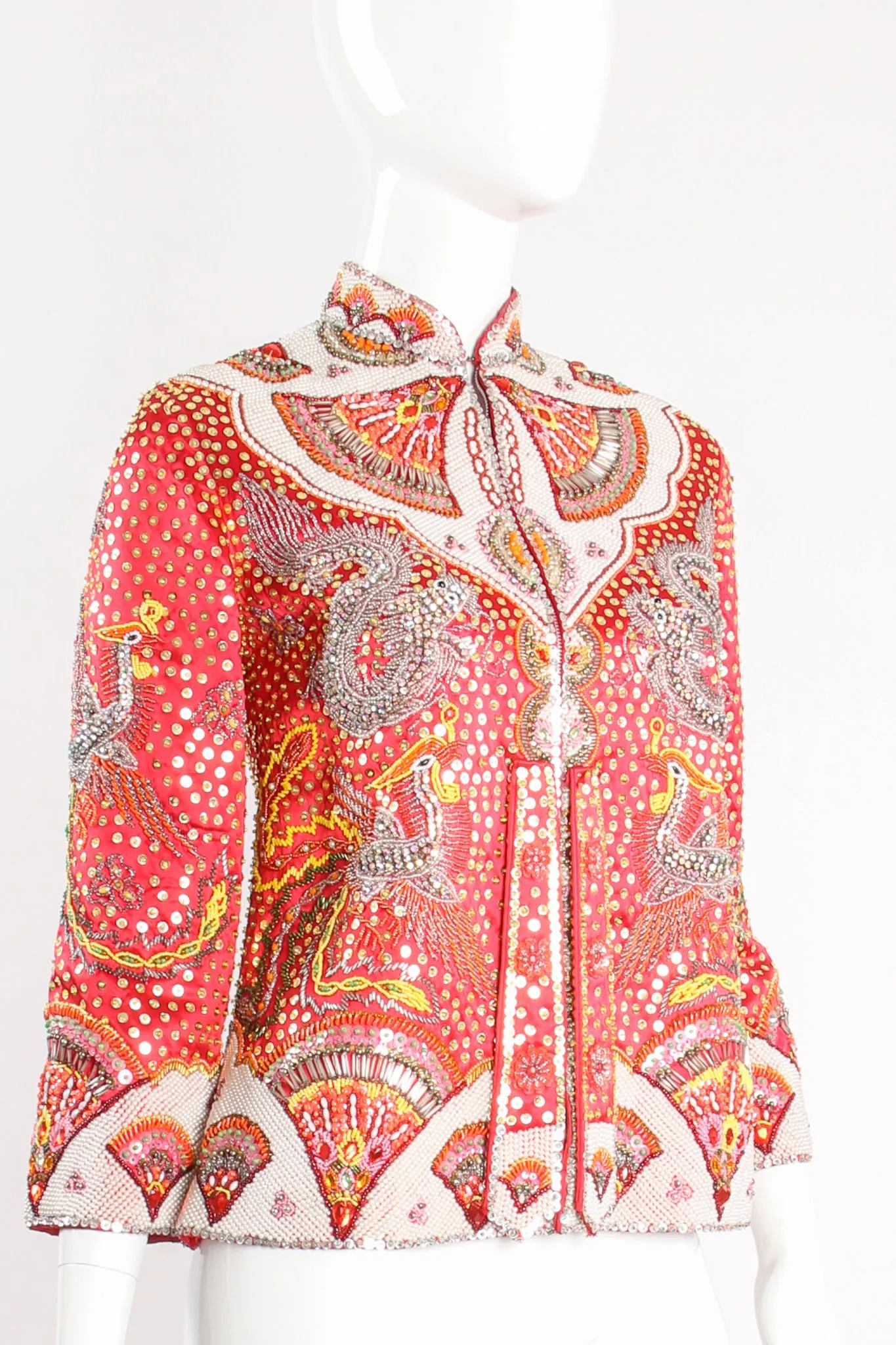 Embellished Chinese Serpent & Phoenix Jacket