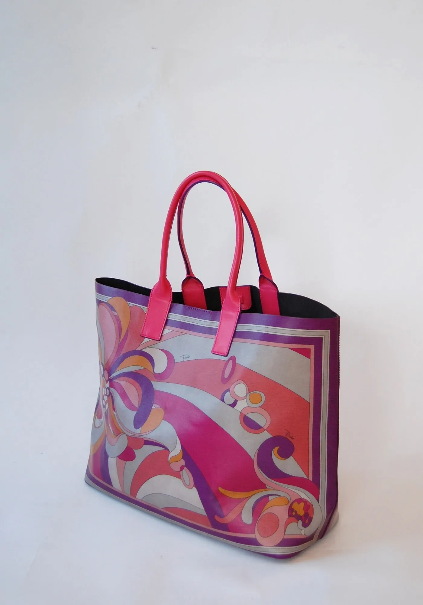 Emilio Pucci Printed Pink Tote Bag