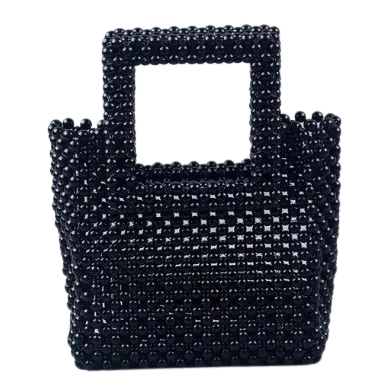 Emma Lime Green Beaded Tote
