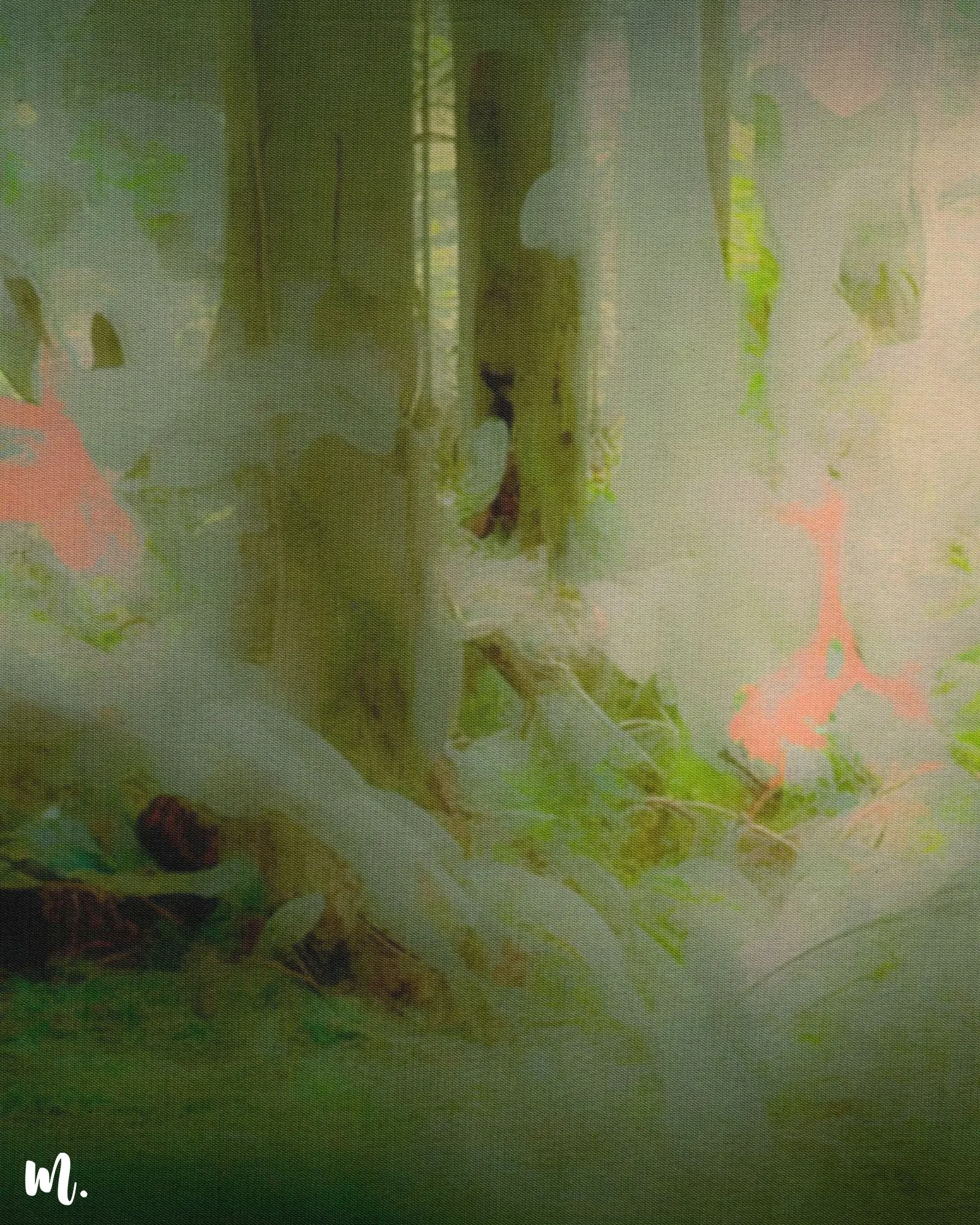Enchanted murmur modern canvas art