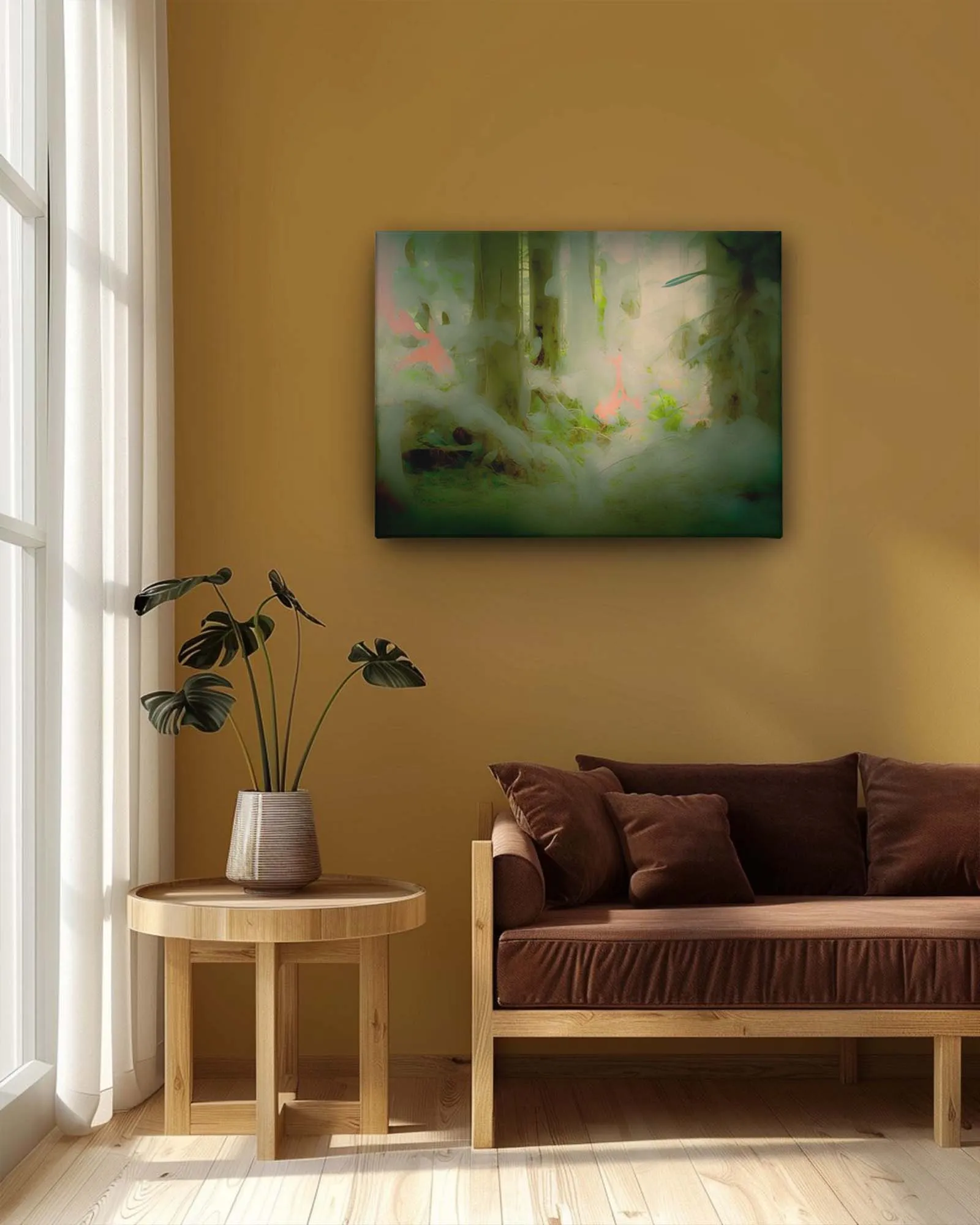 Enchanted murmur modern canvas art