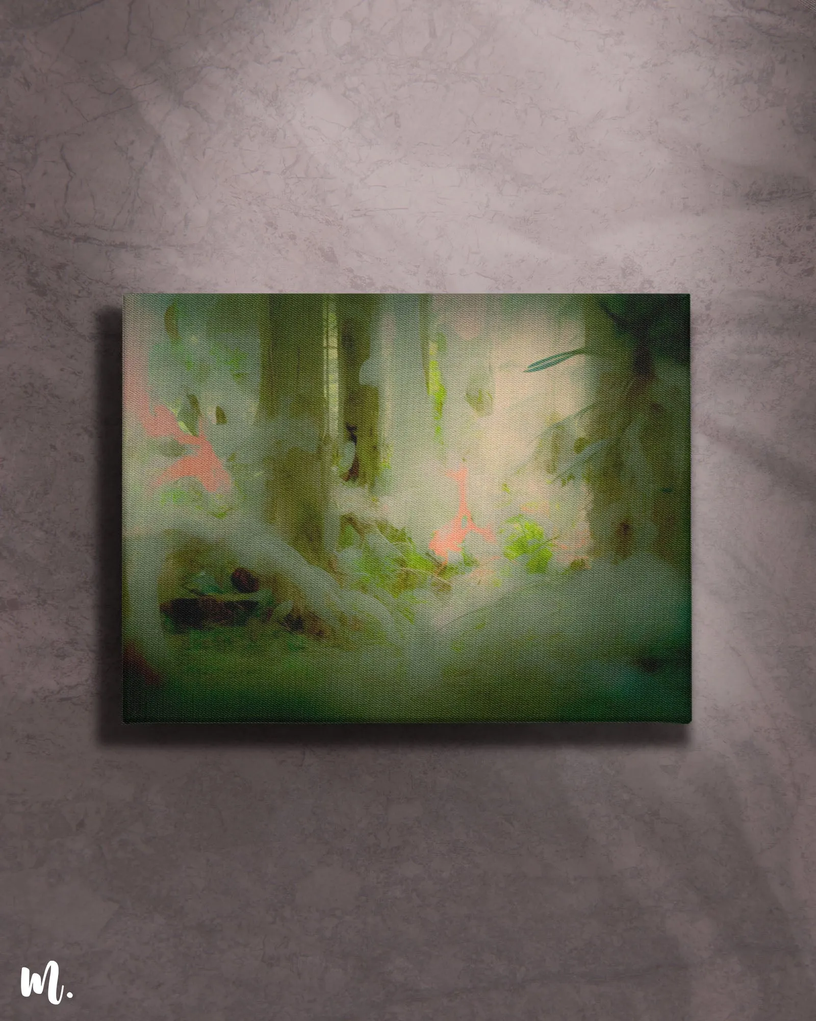 Enchanted murmur modern canvas art