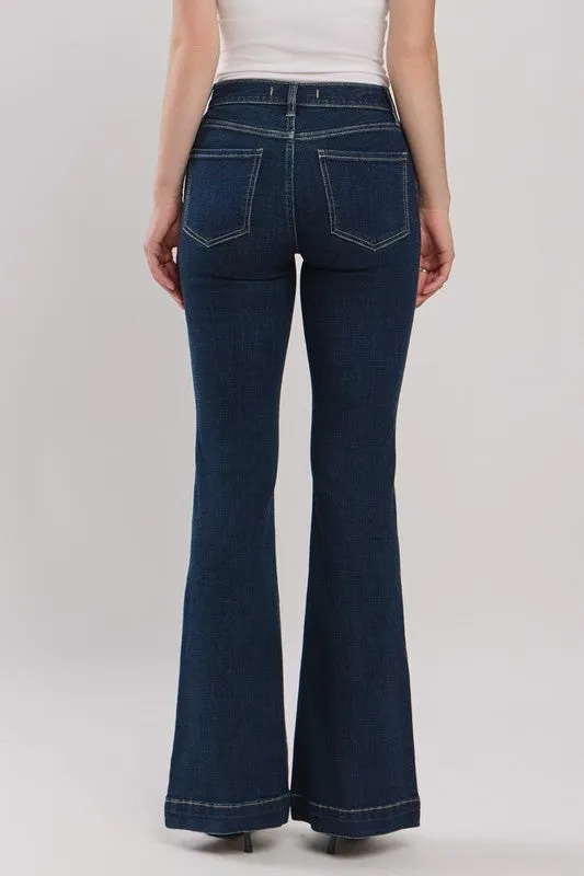 Faye Flare Mid Rise Denim