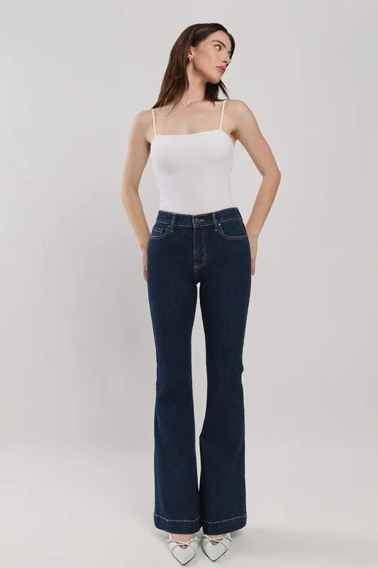 Faye Flare Mid Rise Denim