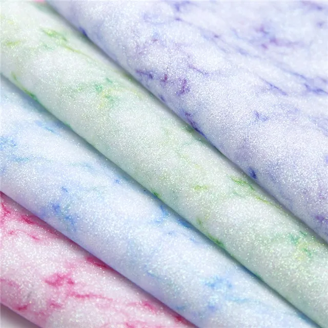Fine Glitter Marble • Green