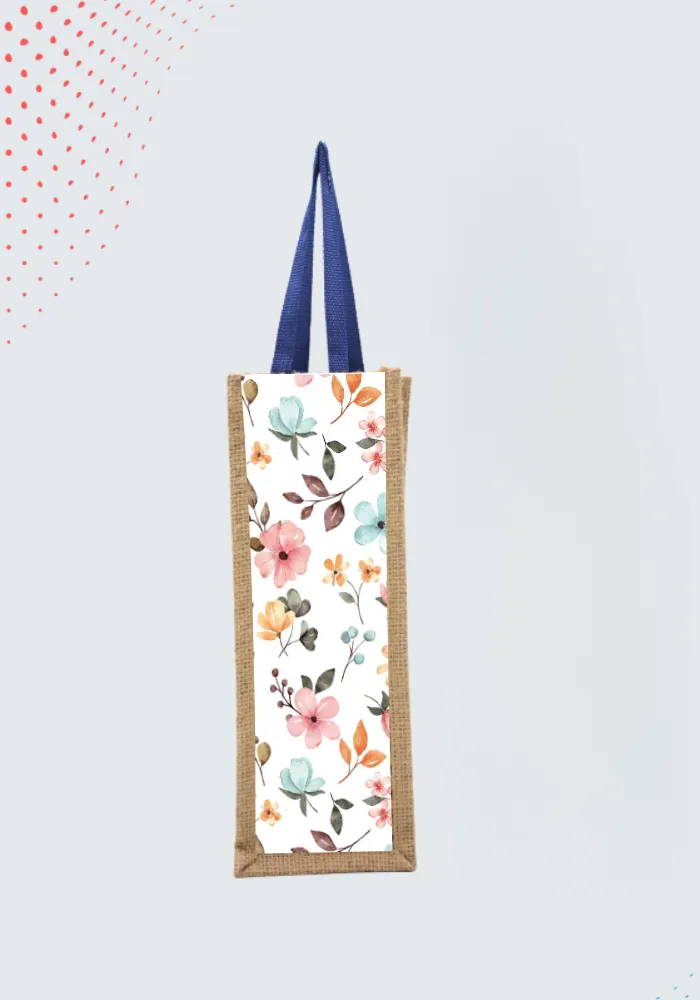 Flaire - Handmade Bottle Bag with Jute, Pakistani Traditional Handcrafted Product.