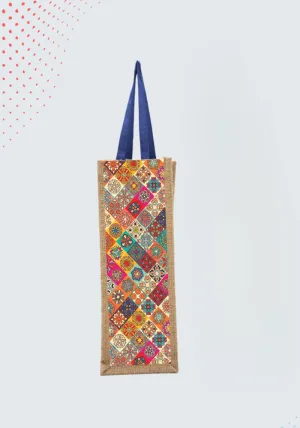 Flaire - Handmade Bottle Bag with Jute, Pakistani Traditional Handcrafted Product.