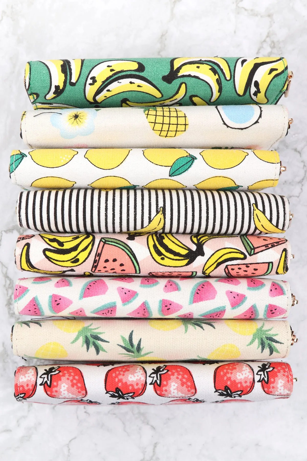 FLOWER DIGITAL PRINTED ZIPPER WALLET