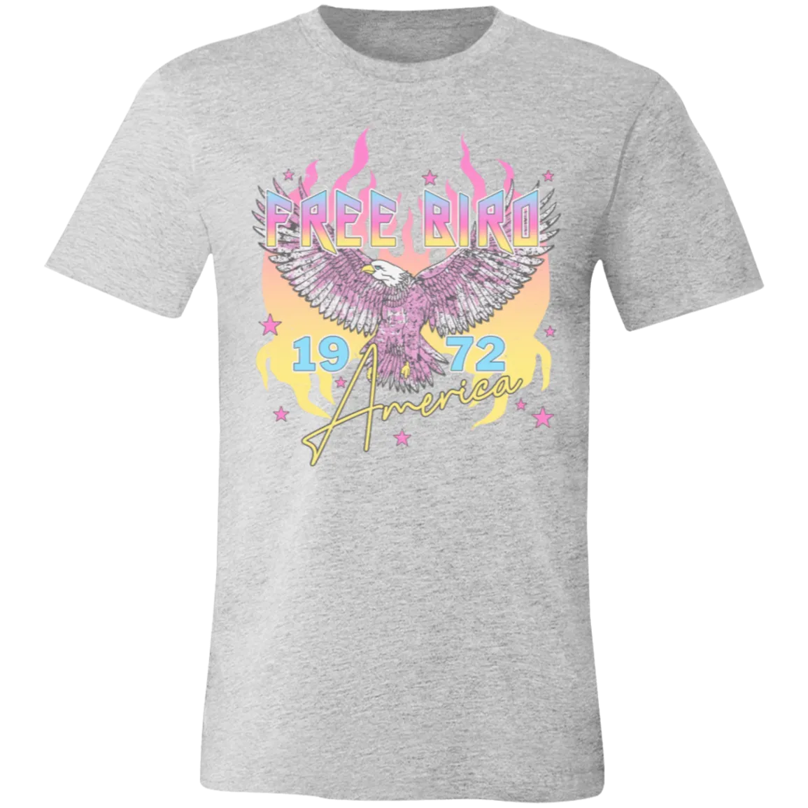 Freebird Vintage Bella Canvas Tee – Retro Rock-Inspired Style for Everyday Freedom