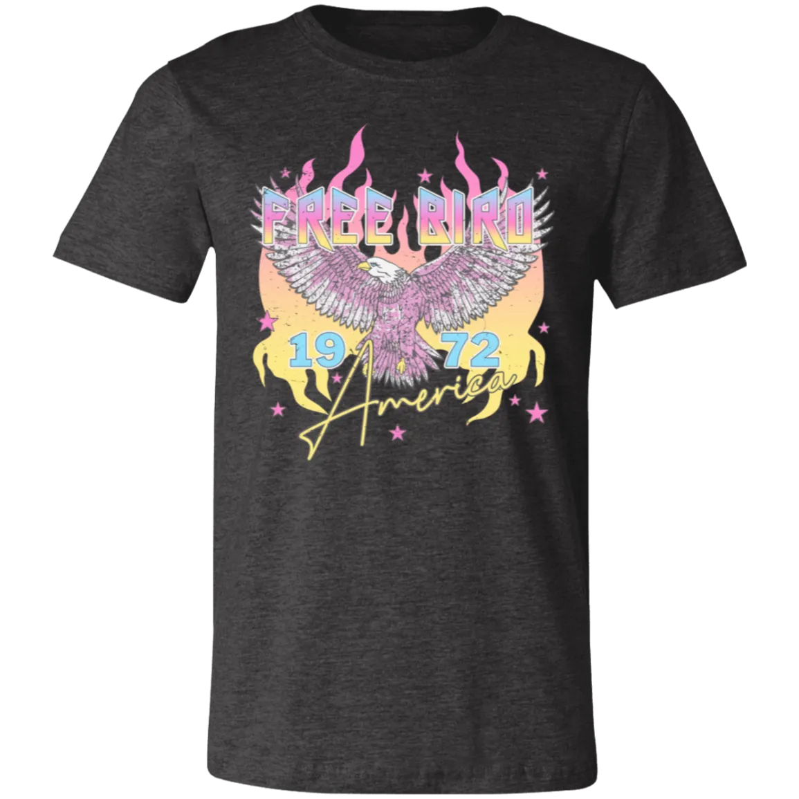 Freebird Vintage Bella Canvas Tee – Retro Rock-Inspired Style for Everyday Freedom