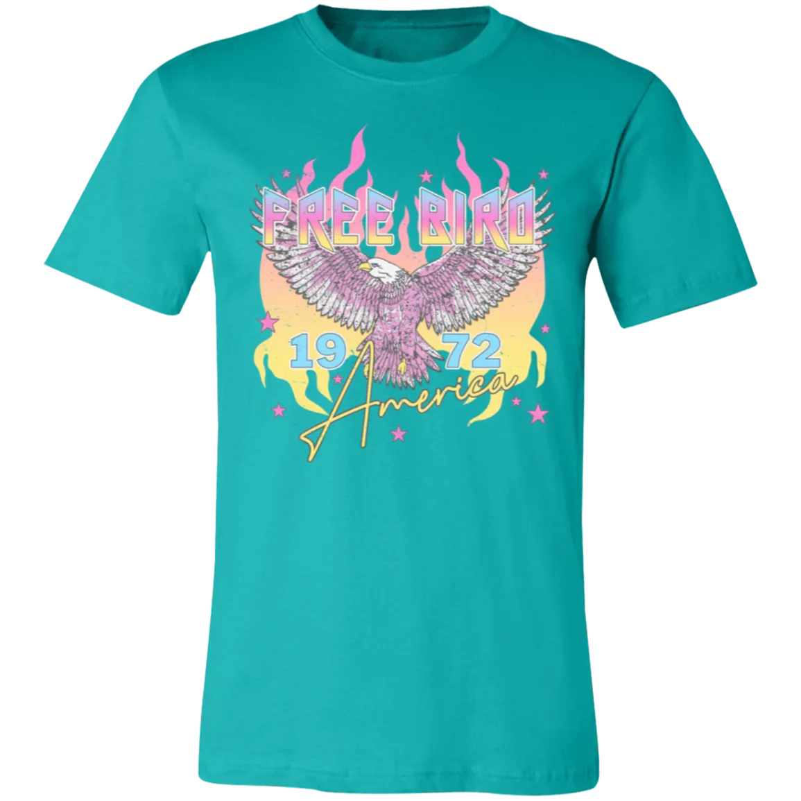 Freebird Vintage Bella Canvas Tee – Retro Rock-Inspired Style for Everyday Freedom