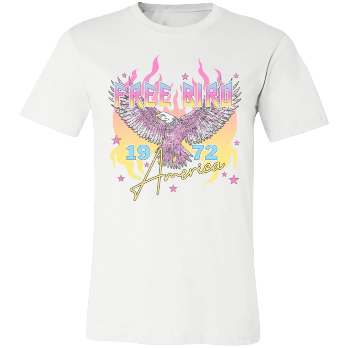 Freebird Vintage Bella Canvas Tee – Retro Rock-Inspired Style for Everyday Freedom