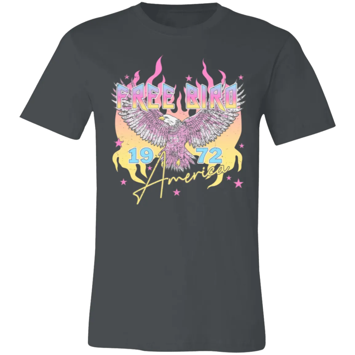 Freebird Vintage Bella Canvas Tee – Retro Rock-Inspired Style for Everyday Freedom